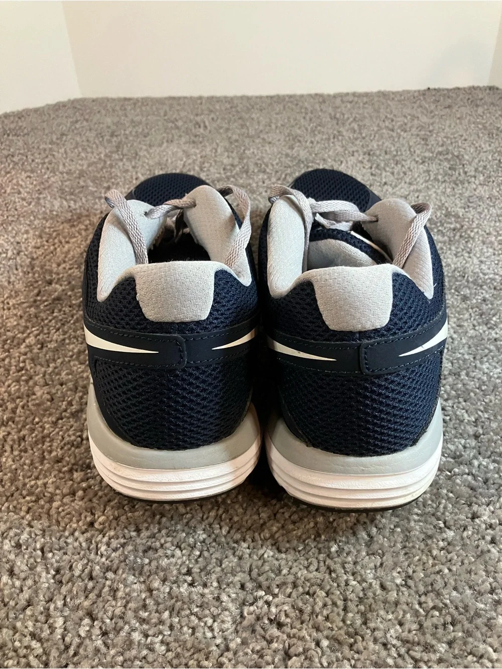 Nike Dual Fusion Light Lace Up Blue Running Athletic Shoes 599513-410 Mens Sz 9